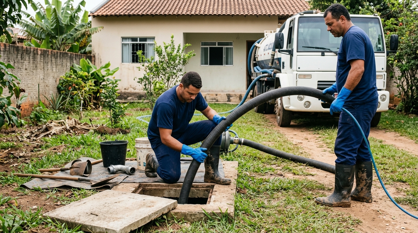 Esgotamento de fossa em Serra-ES