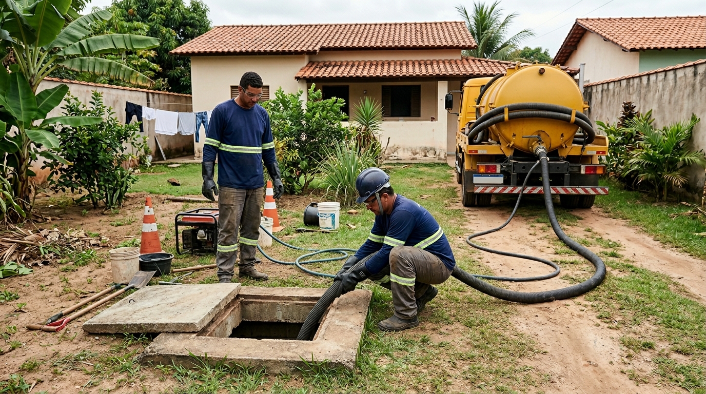 Desentupimento de fossa em Serra-ES